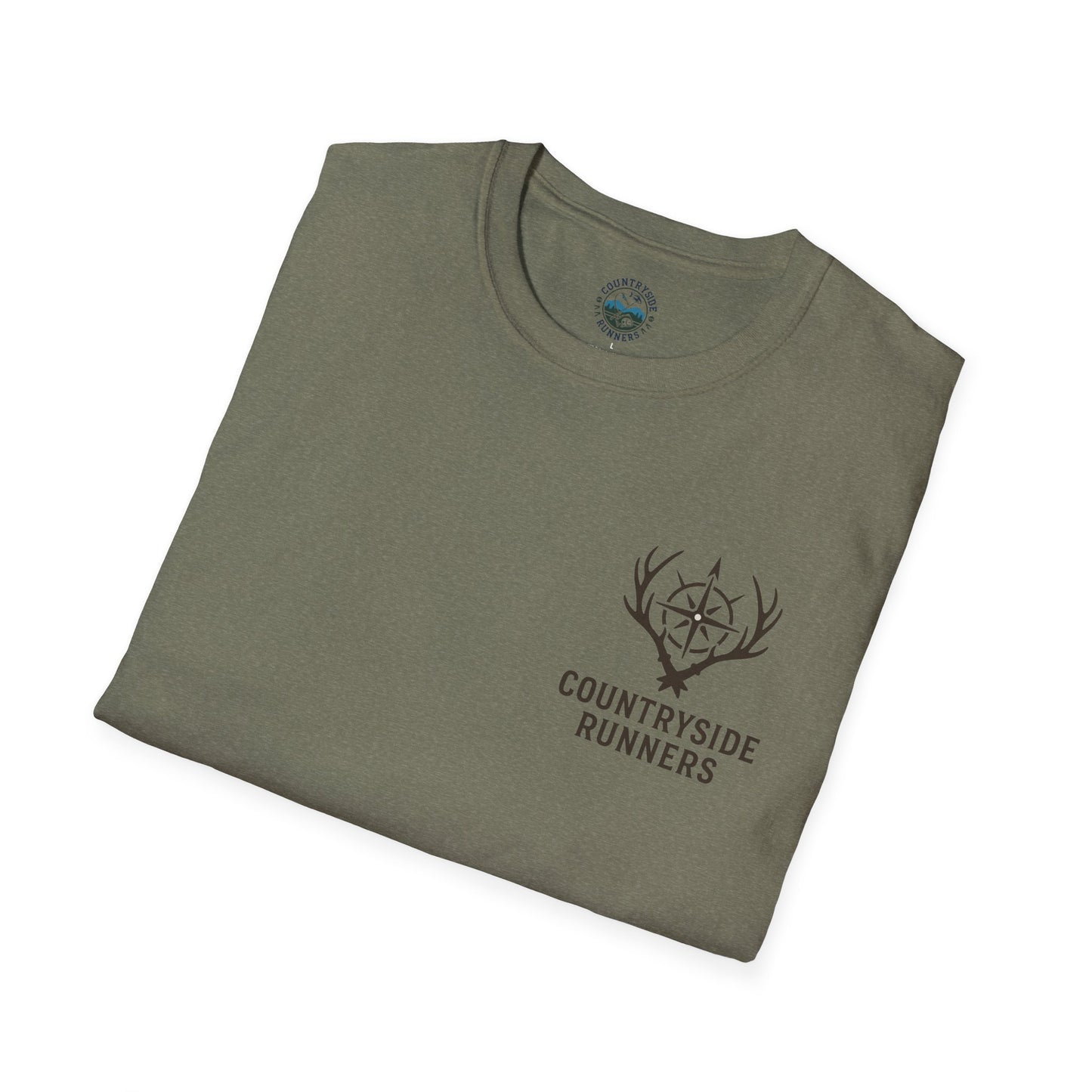 Countryside Runners T-Shirt, Rustic Outdoor Apparel, Gift for Dog Lovers, Hiking Shirt, Country Life Fashion