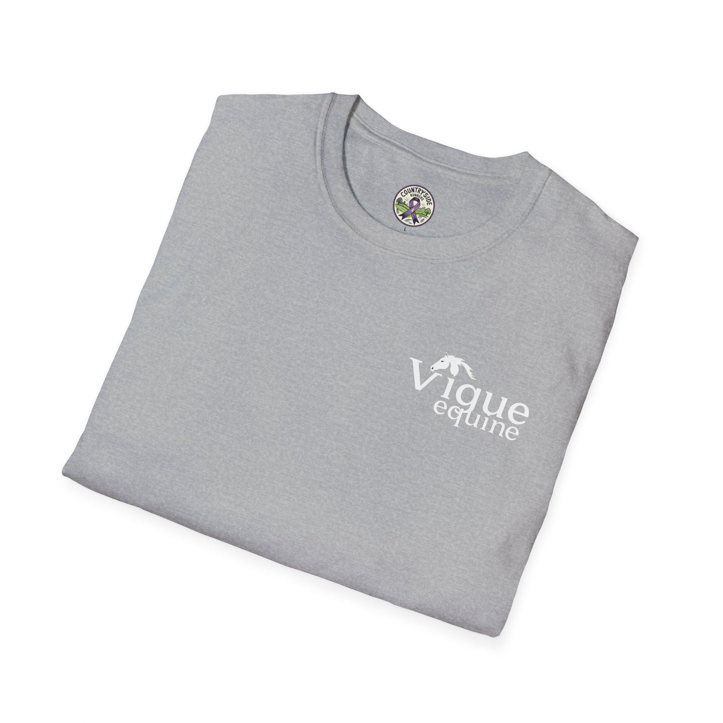 Vigue Equine LLC Merch for Countryside Runners- soft style t-shirt