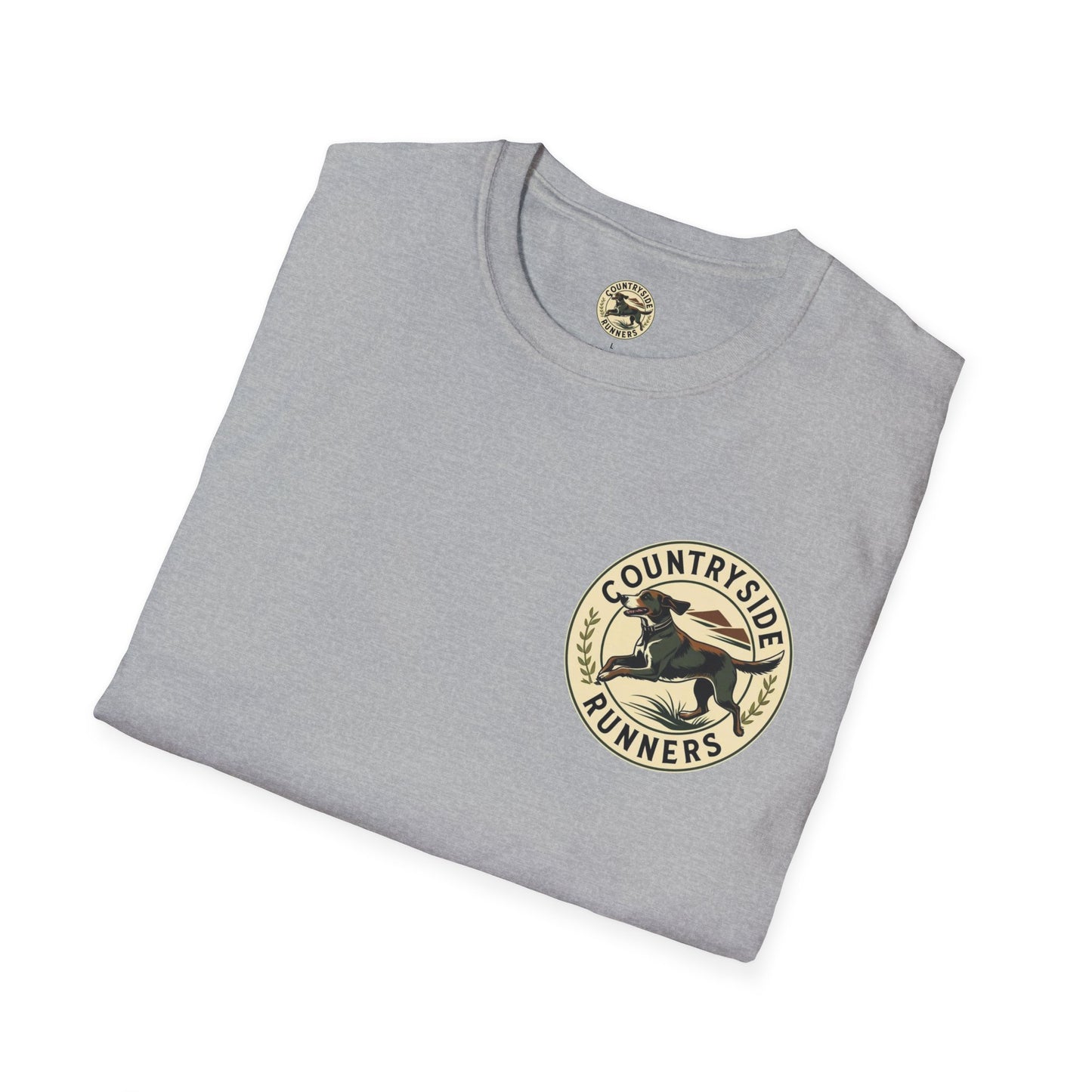 Unisex Country-Themed Graphic Tee, Vintage Runner T-Shirt, Nature Lover Gift, Outdoor Lifestyle Apparel, Gifts for Him/Her