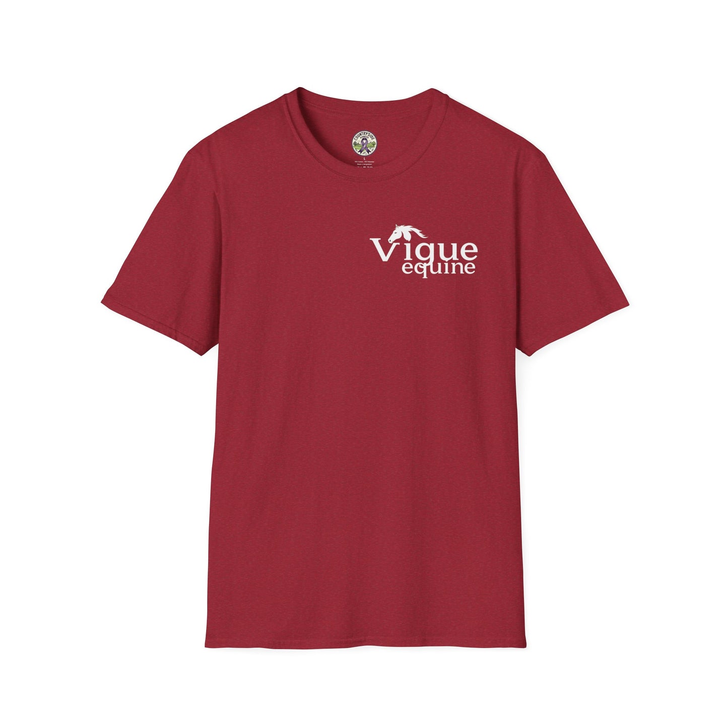 Vigue Equine LLC Merch for Countryside Runners- soft style t-shirt