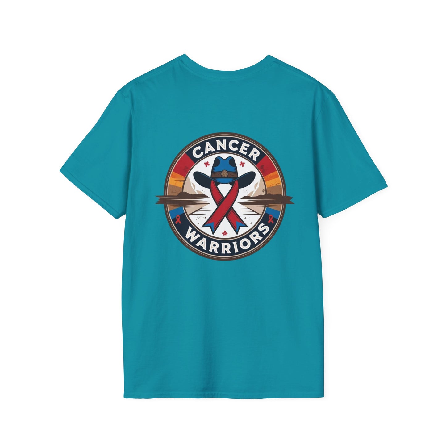 Cancer Warriors Unisex T-Shirt | Softstyle Tee for Support & Awareness, Gift for Fighters, Survivors, Fundraisers, Motivational Wear
