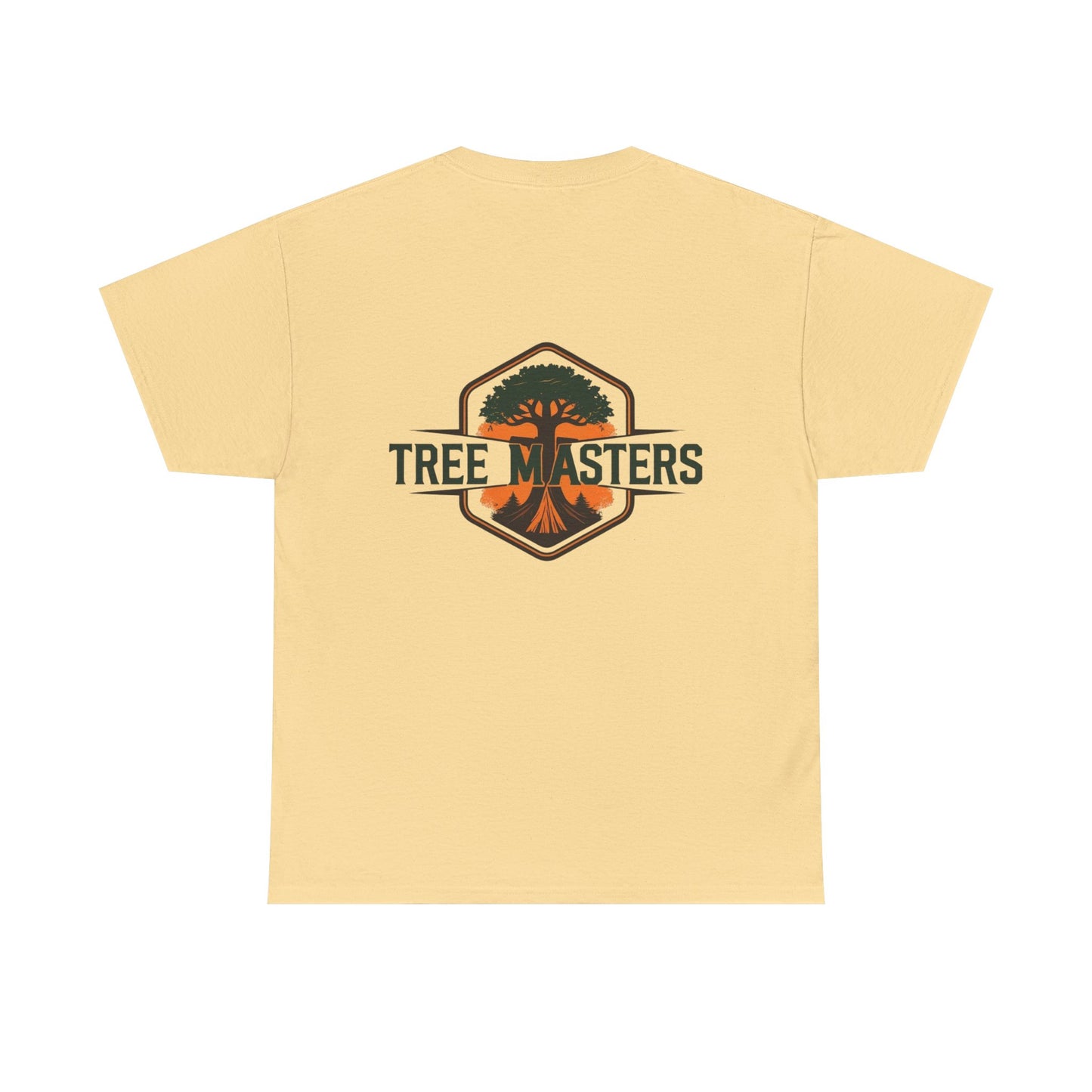 Blue collar line- Tree Masters Unisex Heavy Cotton Tee | Nature Lover Shirt, Camping Tee, Outdoor Enthusiast Gear, Adventure Gift, Eco-Friendly Fashion