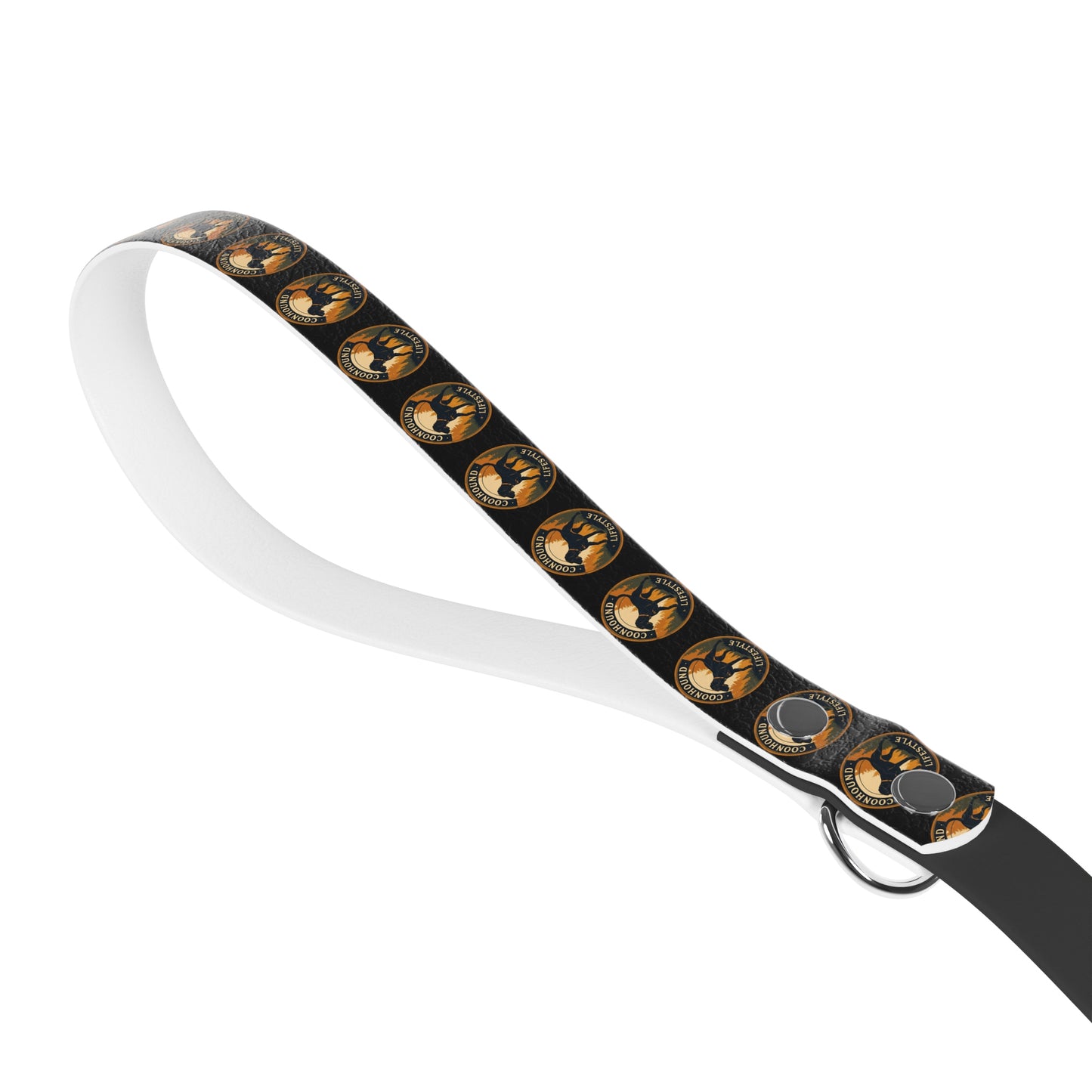 Stylish Dog Leash for Trendy Pet Owners, Black Leather Leash, Animal Lover Gift, Dog Walking Accessory, Pet Care Essentials