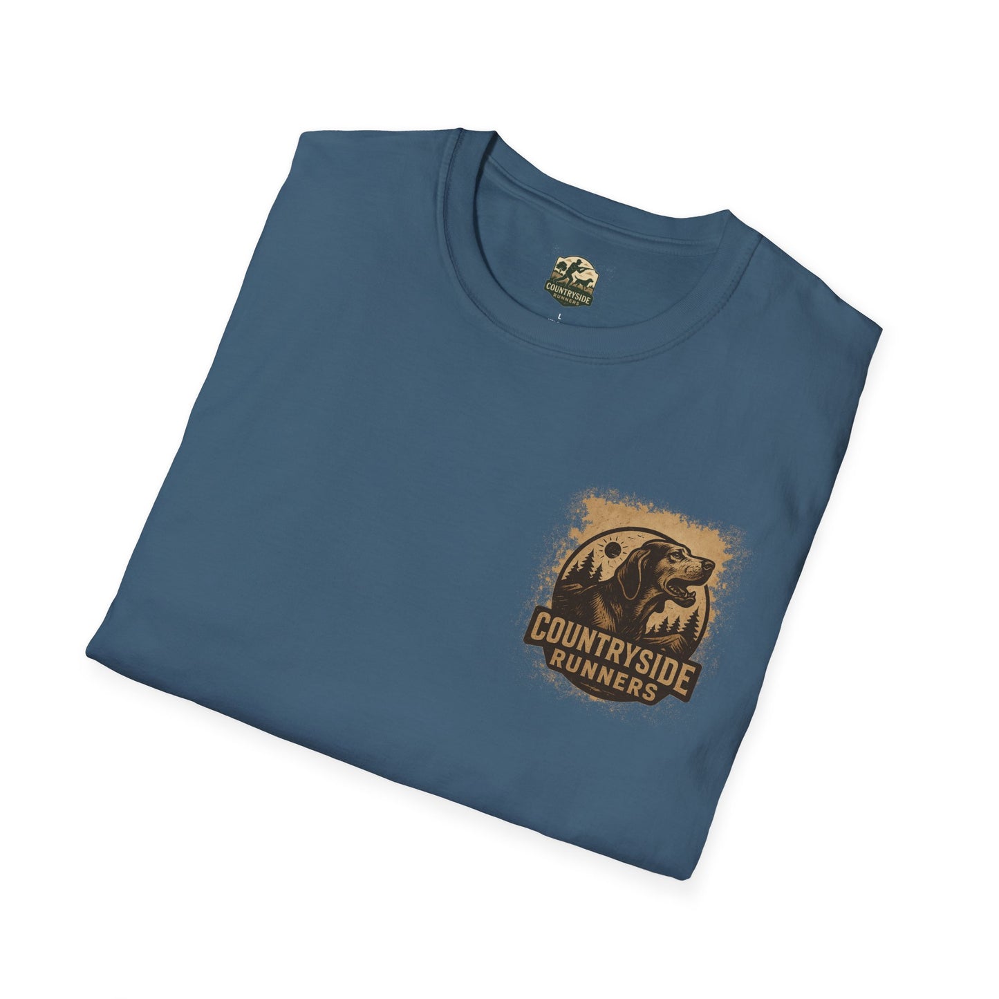 Countryside Runners Unisex Softstyle T-Shirt, Casual Outdoor Tee, Gift for Nature Lovers, Hunting Apparel, Cool Vintage Design