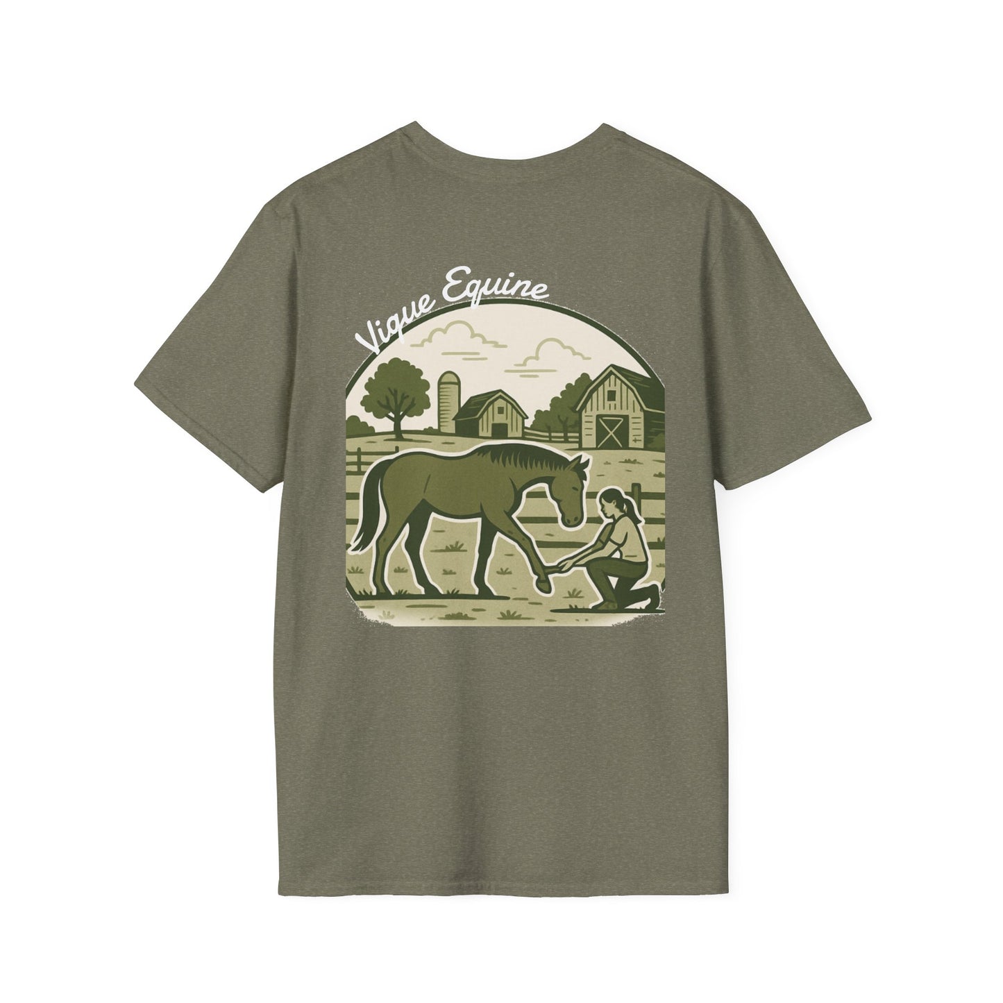 Vigue Equine LLC Merch for Countryside Runners- soft style t-shirt