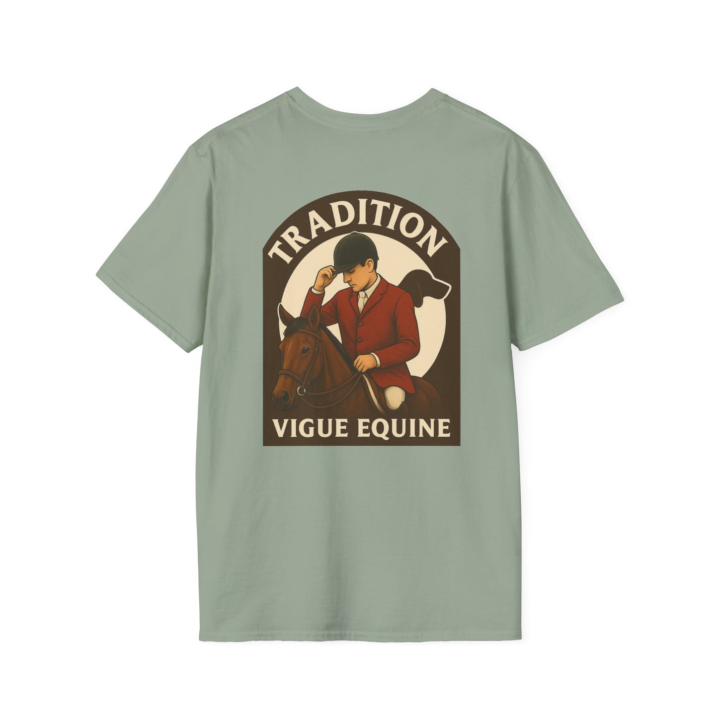 Vigue Equine Tips Hat Unisex T-Shirt - Equestrian Design