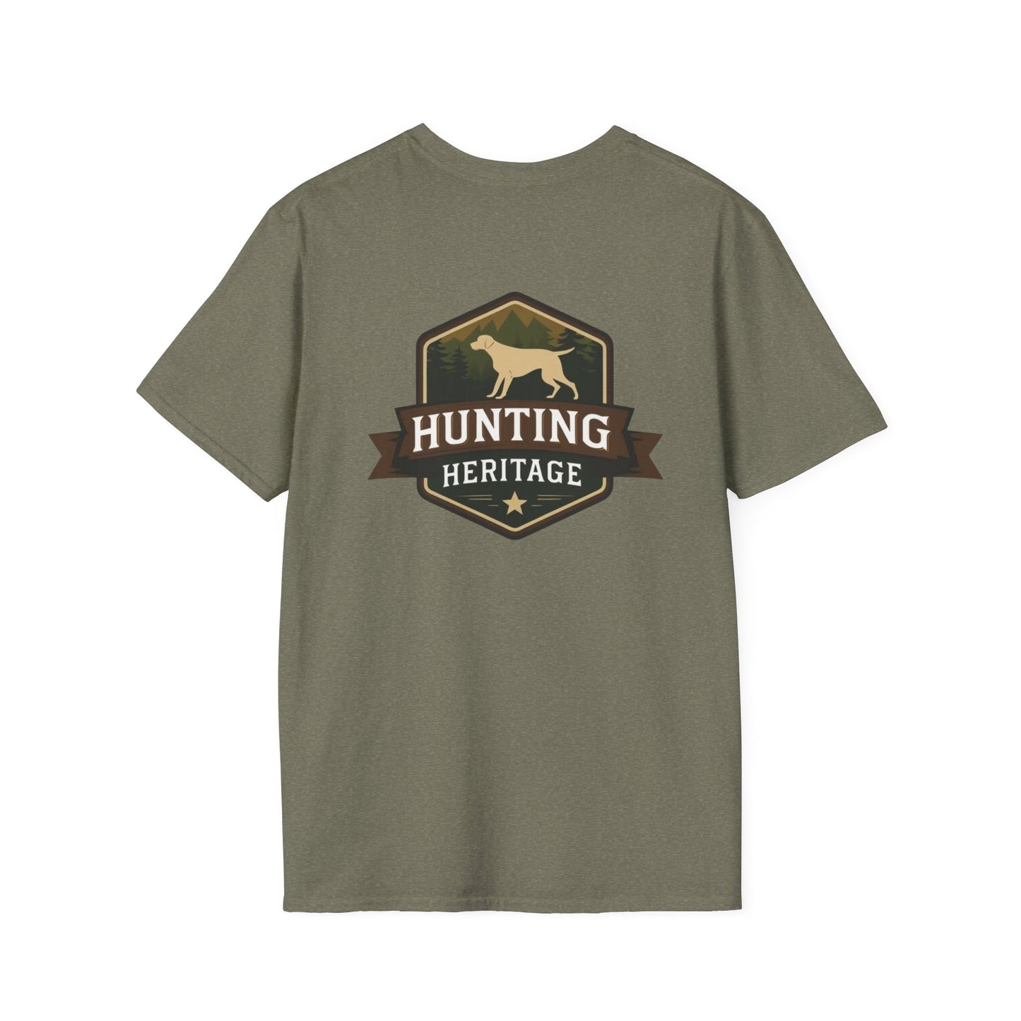Hunting Heritage T-Shirt, Casual Wear, Outdoorsy Style, Gift for Hunters, Nature Lover Apparel, Adventure Gear