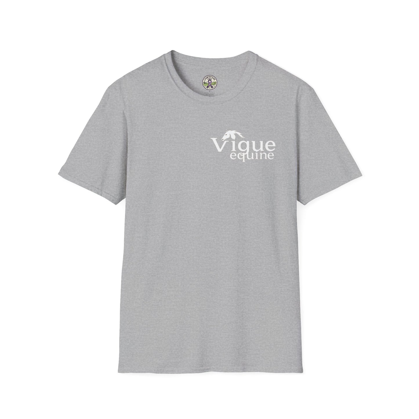 Vigue Equine LLC Merch for Countryside Runners- soft style t-shirt