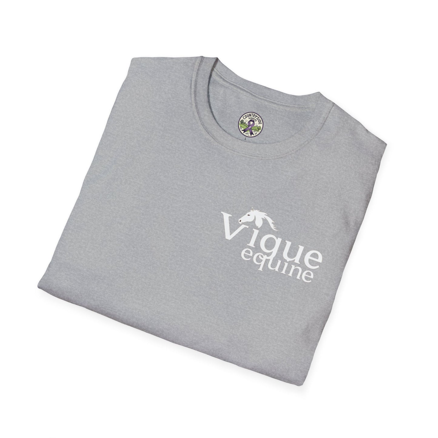 Vigue Equine LLC Merch for Countryside Runners- soft style t-shirt
