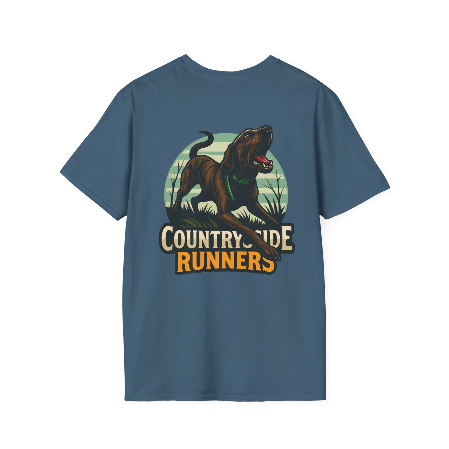 Country Side Runners plott hound T-Shirt, Unisex Dog Lover Tee, Gift for Running Enthusiasts, Outdoor Adventure Apparel, Nature-Themed Shirt