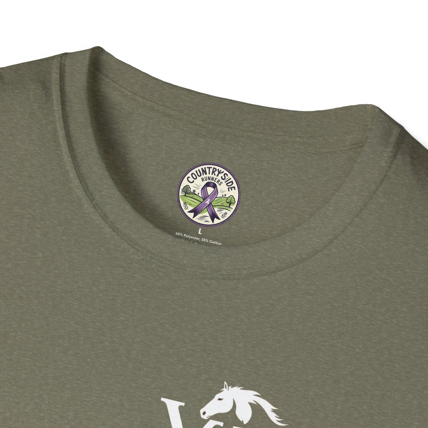 Vigue Equine LLC Merch for Countryside Runners- soft style t-shirt