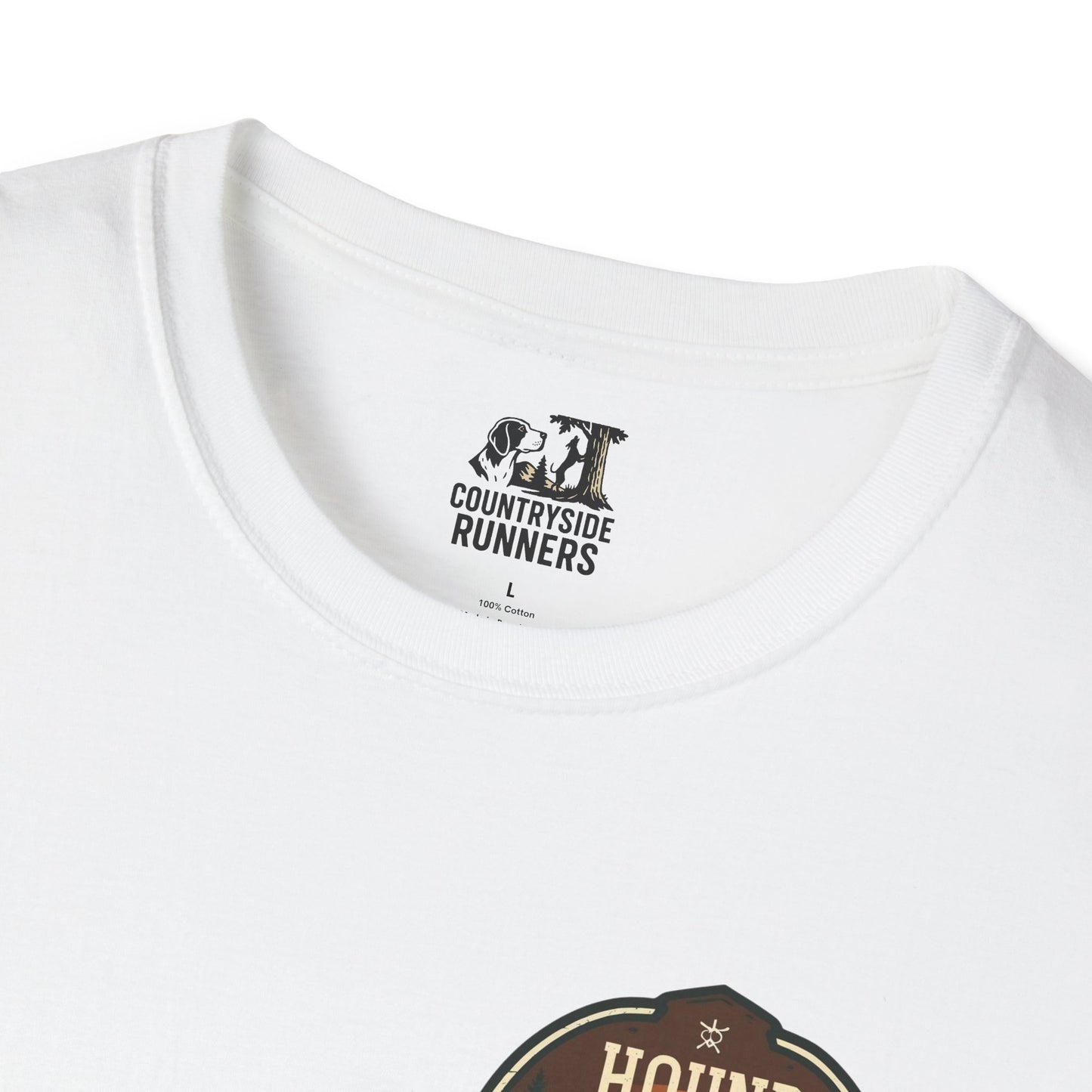 Countryside Runners Unisex Softstyle T-Shirt | Dog Lover Gift, Outdoor Activity Tee, Casual Wear, Pet Enthusiast Shirt, Nature Lover Apparel