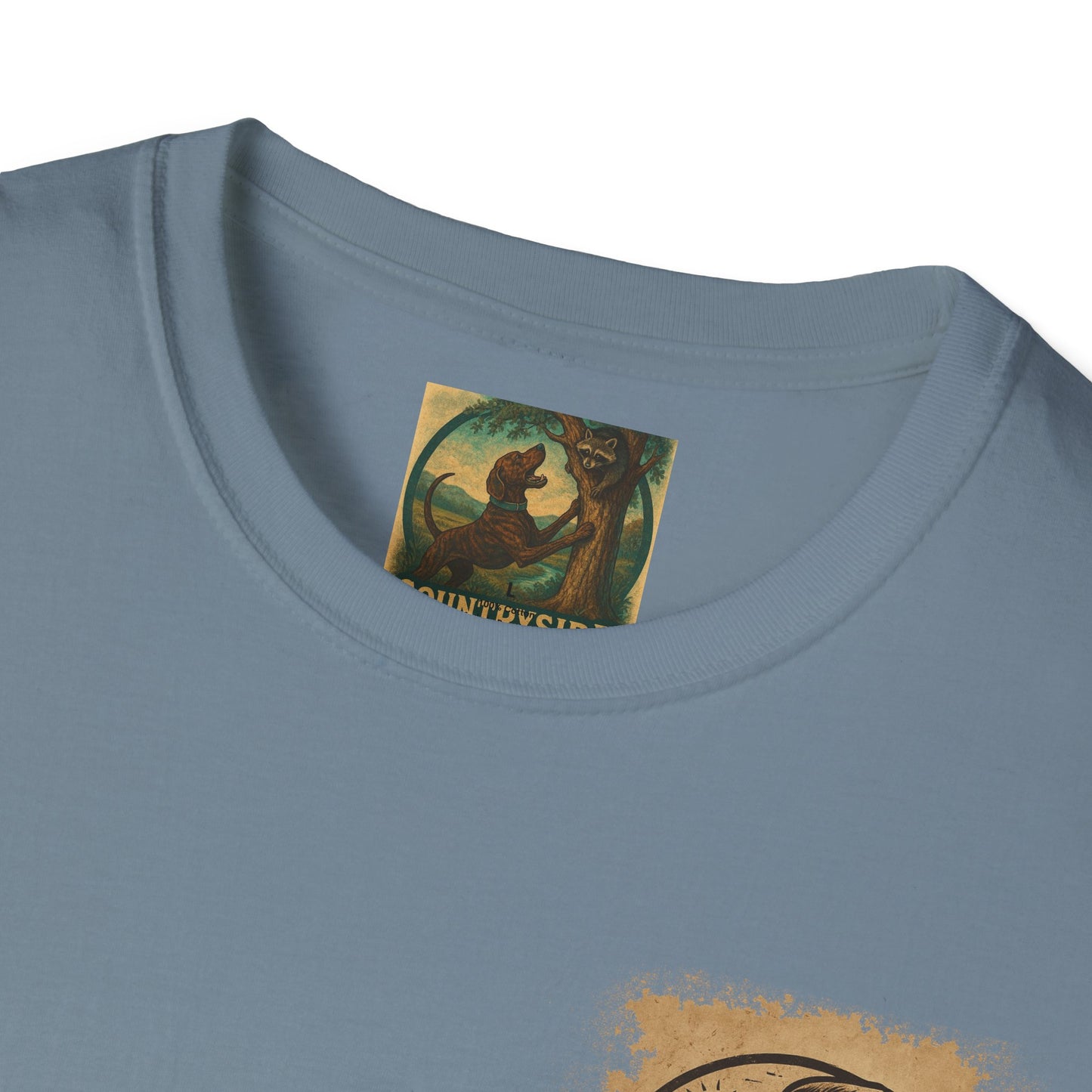 Countryside Runners treed plott hound T-Shirt, Unisex Dog Lover Tee, Softstyle Graphic Shirt, Gifts for Pet Owners, Outdoor Enthusiasts Apparel