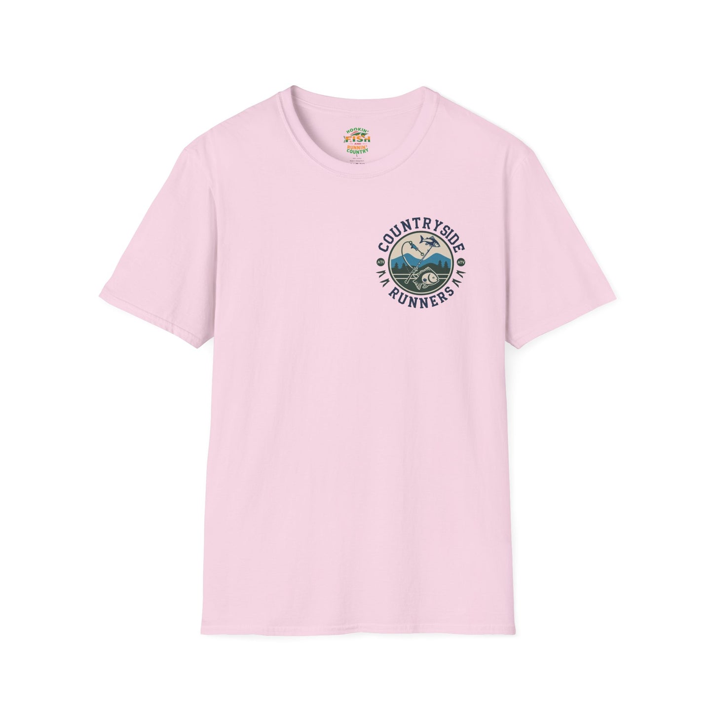 Hooked- Countryside Fishing T-Shirt rods and country