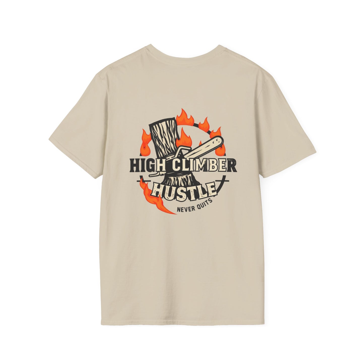 High climber hustle blue collar built Unisex T-Shirt - Blue Collar Countryside Runners Merch