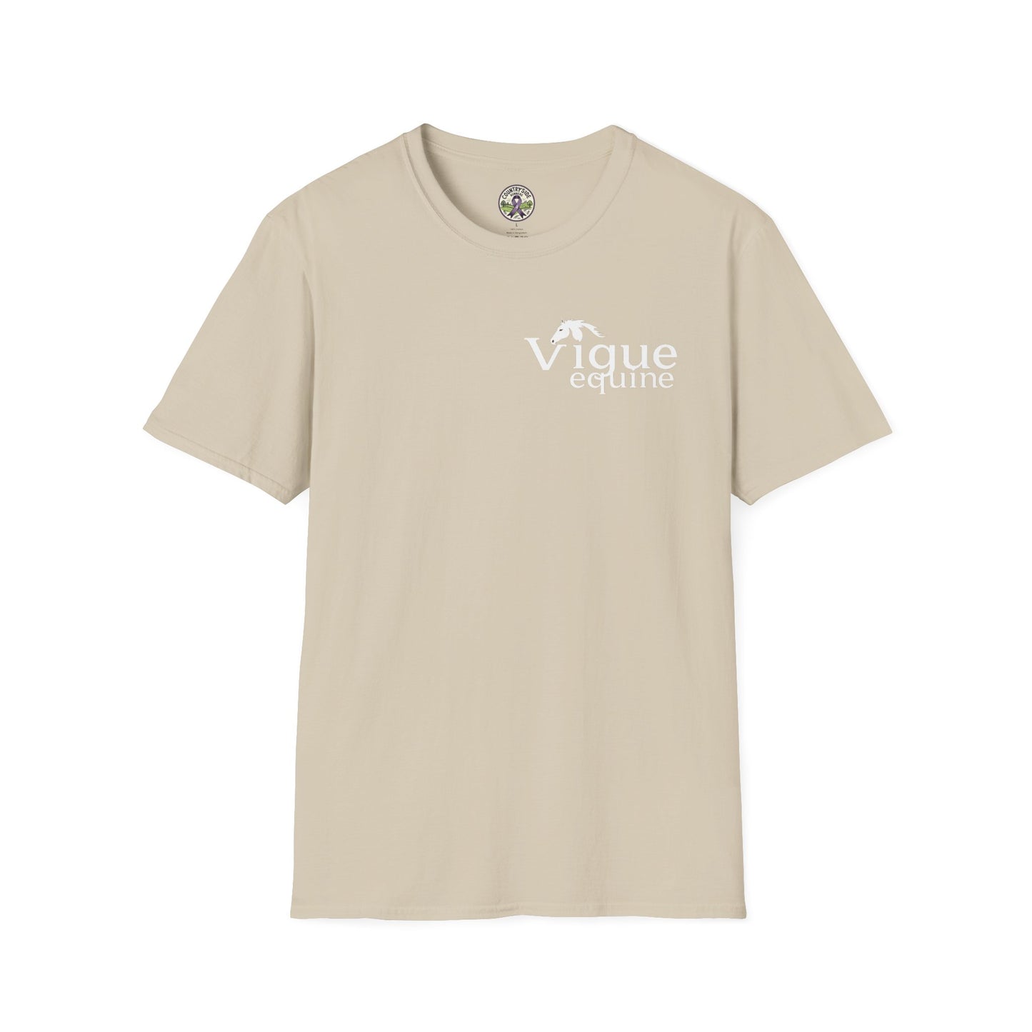 Vigue Equine LLC Merch for Countryside Runners- soft style t-shirt