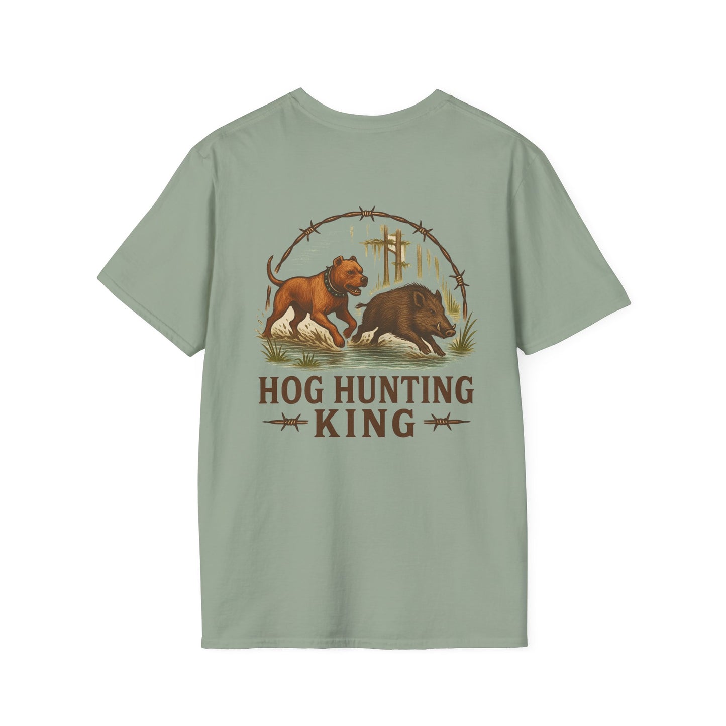 T-Shirt - Hog Hunting King Catch Dog Love