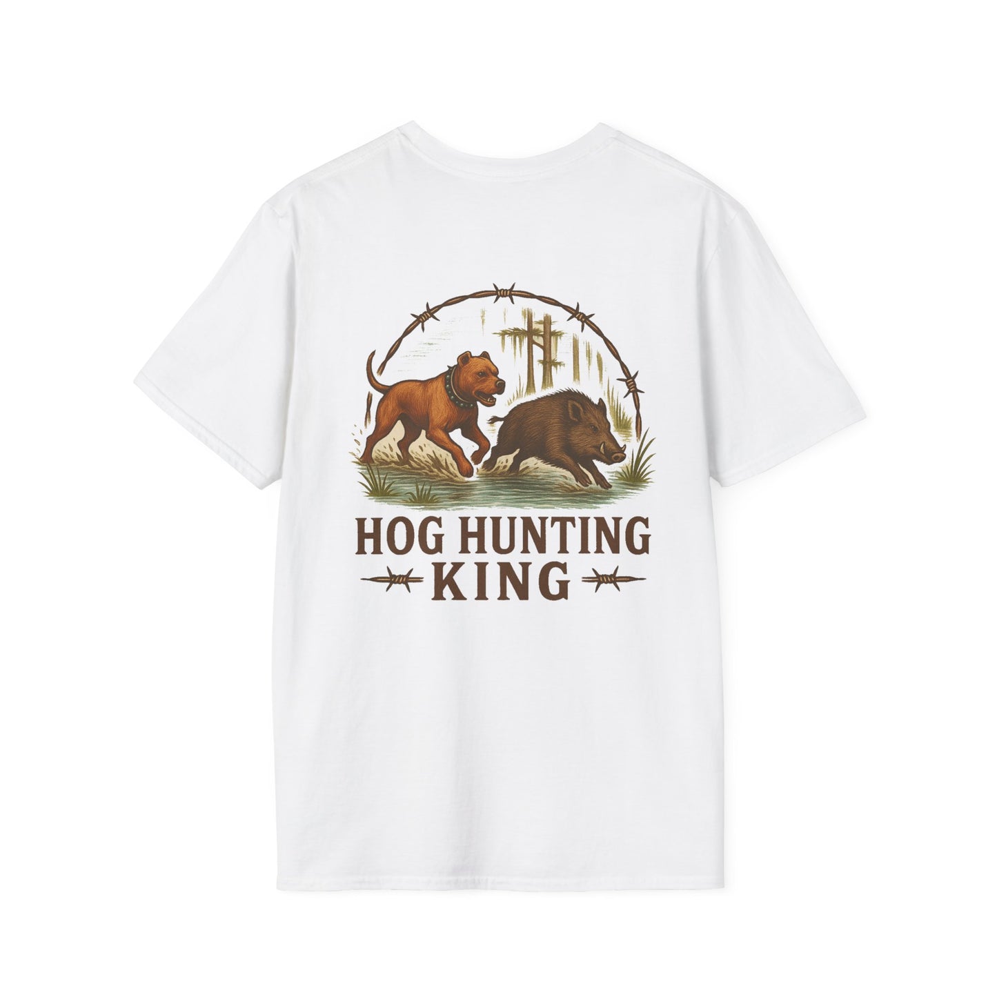 T-Shirt - Hog Hunting King Catch Dog Love