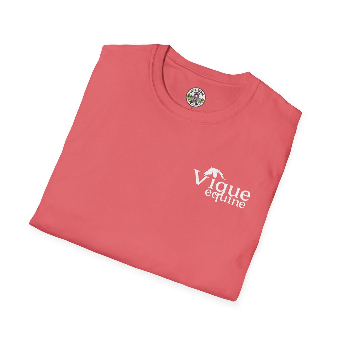 Vigue Equine LLC Merch for Countryside Runners- soft style t-shirt