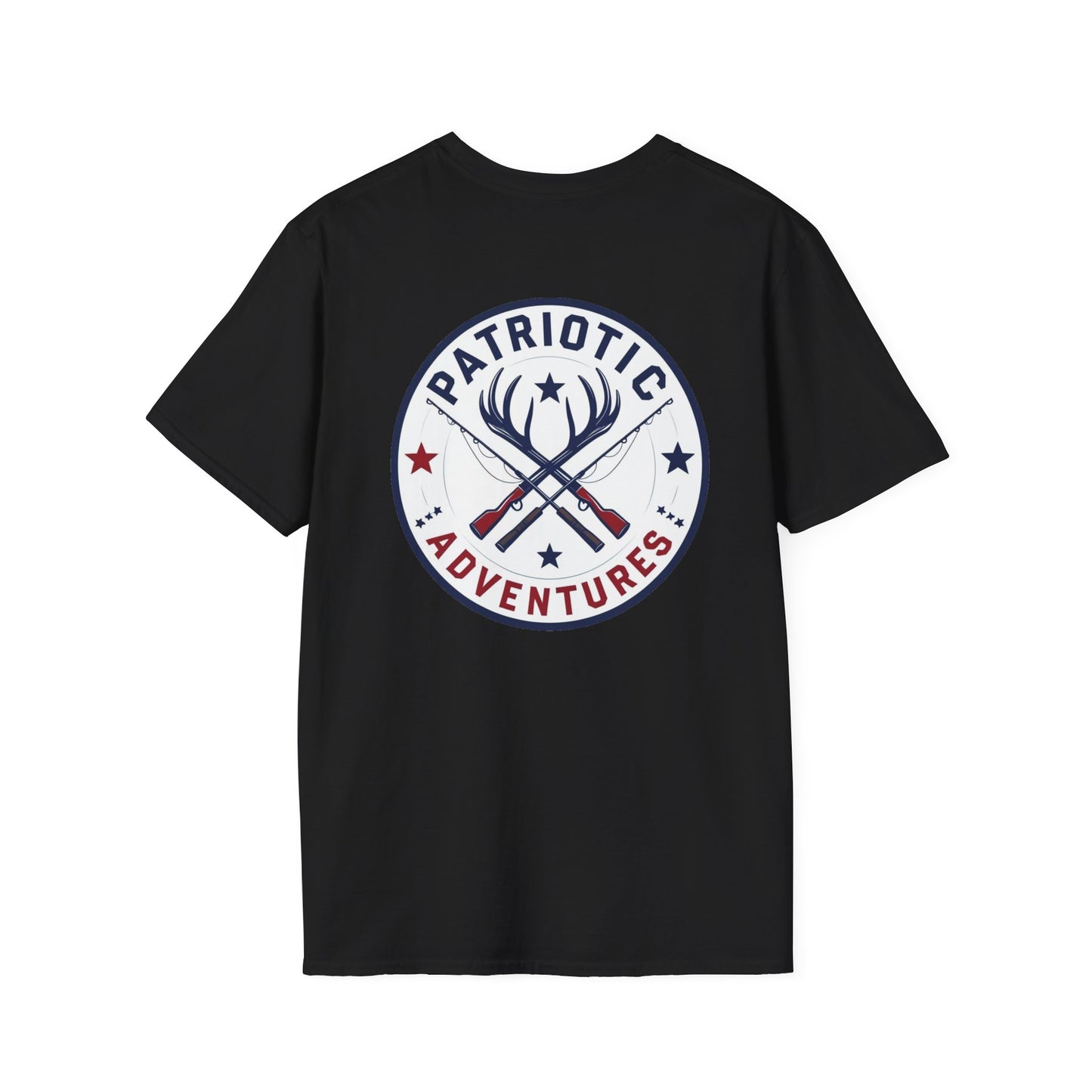Patriotic Adventures T-Shirt | Outdoor Enthusiast Gear, Camping Tee, Hunting Apparel, Gift for Dads, Summer Adventure Wear