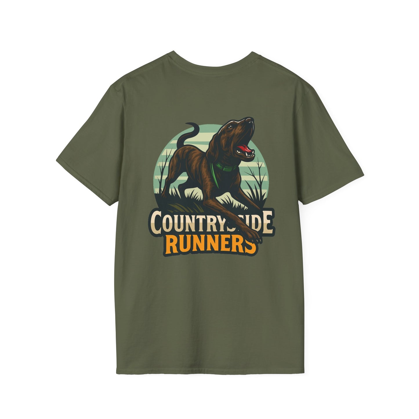 Country Side Runners plott hound T-Shirt, Unisex Dog Lover Tee, Gift for Running Enthusiasts, Outdoor Adventure Apparel, Nature-Themed Shirt