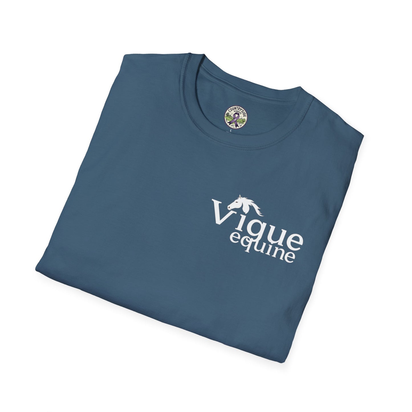 Vigue Equine LLC Merch for Countryside Runners- soft style t-shirt