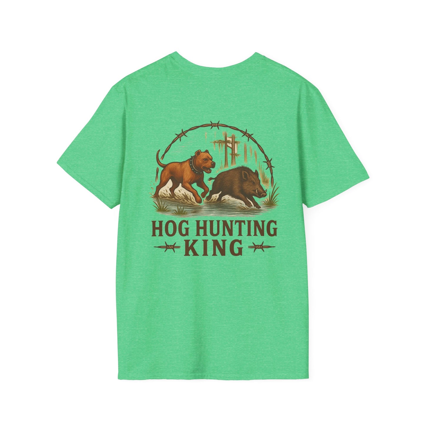 T-Shirt - Hog Hunting King Catch Dog Love