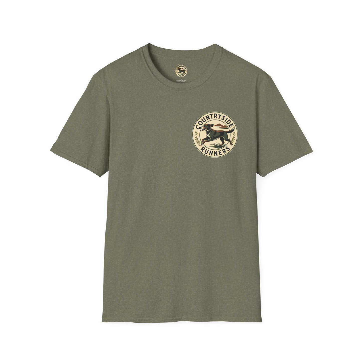Unisex Country-Themed Graphic Tee, Vintage Runner T-Shirt, Nature Lover Gift, Outdoor Lifestyle Apparel, Gifts for Him/Her