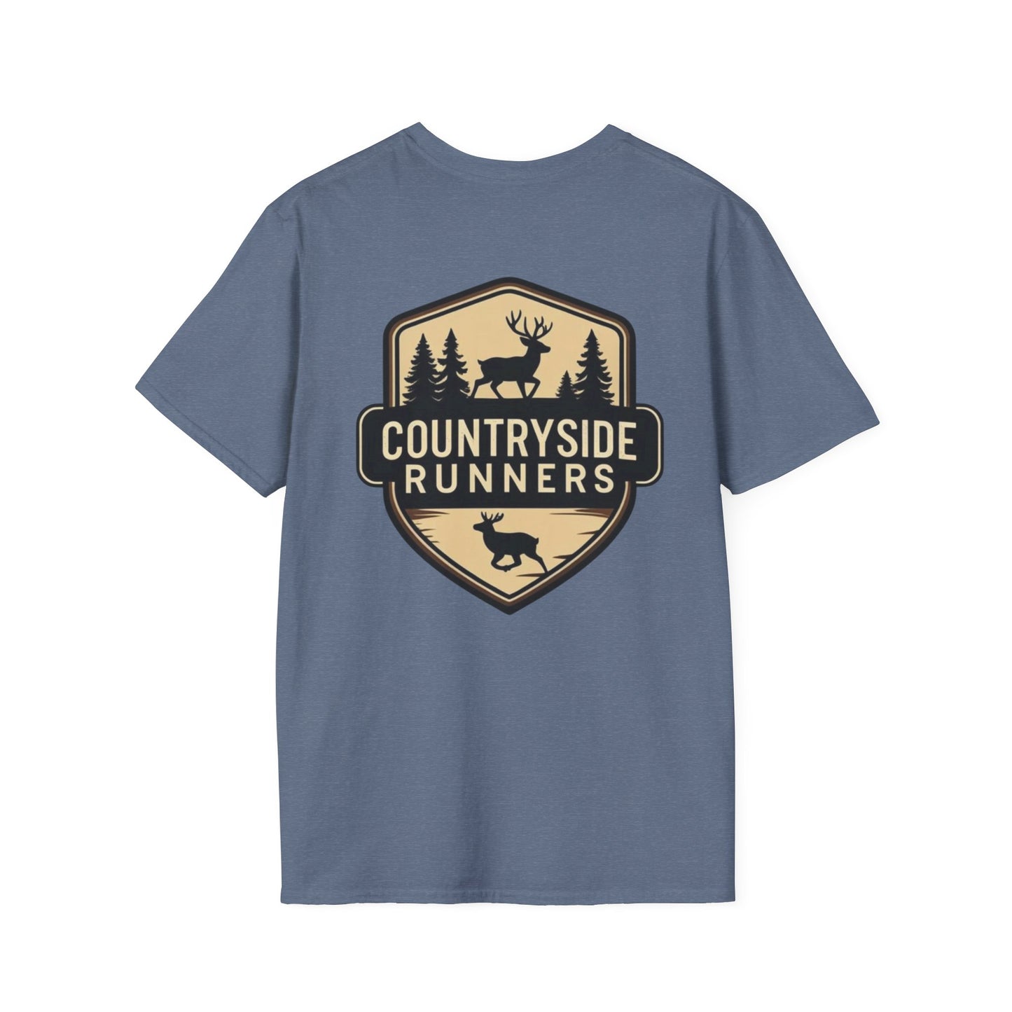Countryside Runners Unisex Softstyle T-Shirt | Casual Tee for Nature Lovers, Hiking, Outdoor Activities, Animal Enthusiasts, Gift