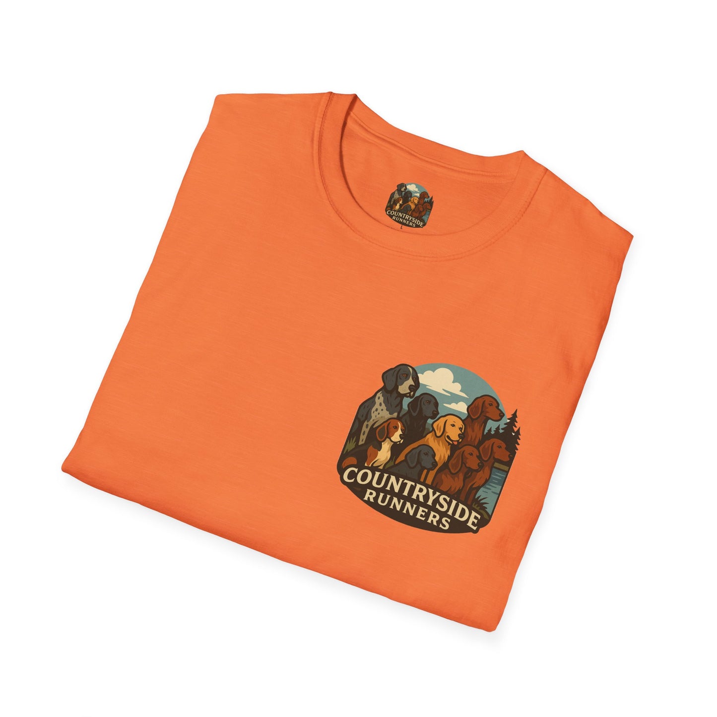 Dog Runners T-Shirt, Perfect Gift for Hunters, Outdoor Enthusiasts, Casual Wear, Wildlife Lovers, Adventure Apparel