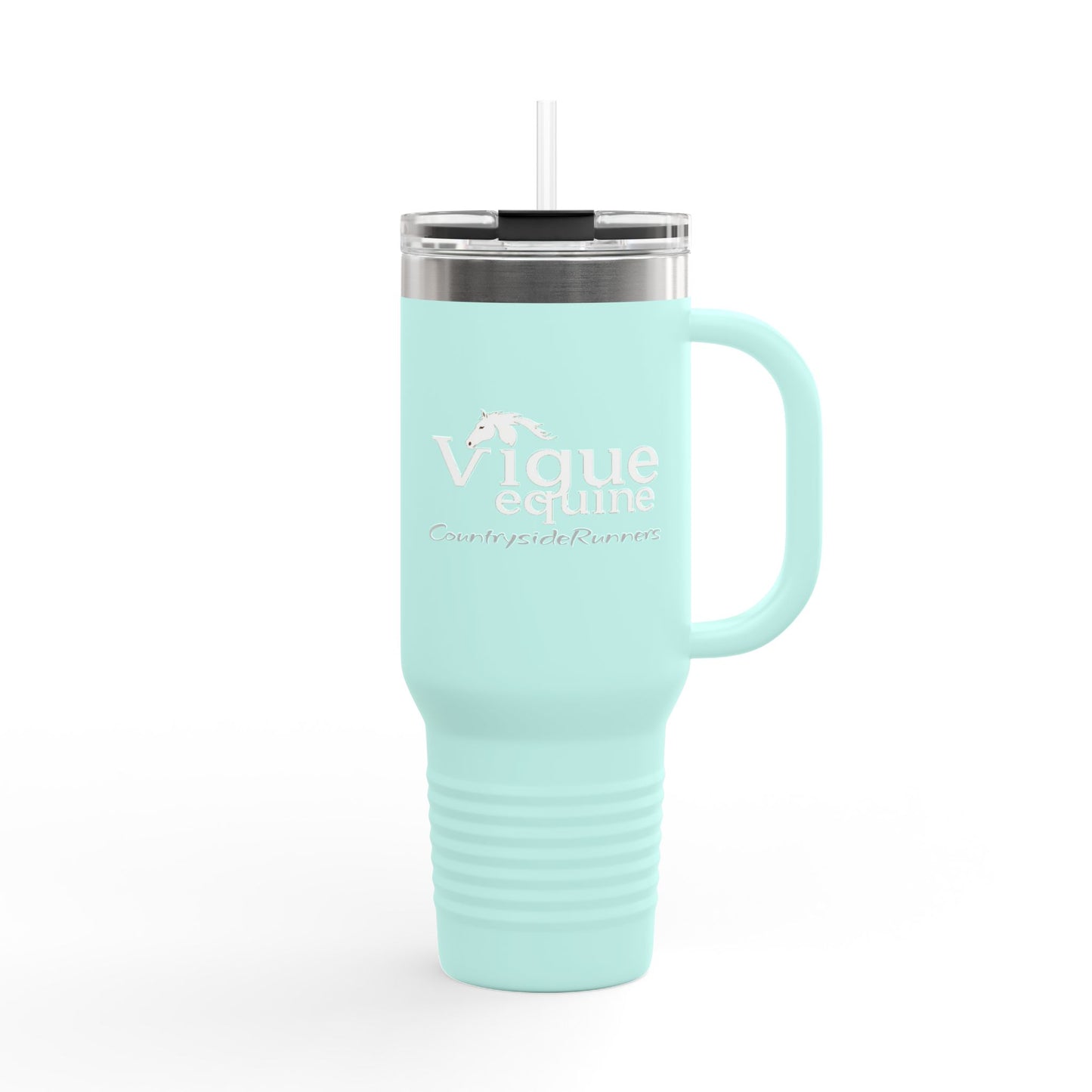 40 OZ Vigue Equine Insulated Travel Mug, 40oz - Perfect for Outdoor Adventures, Coffee Lovers, Gifts, Road Trips
