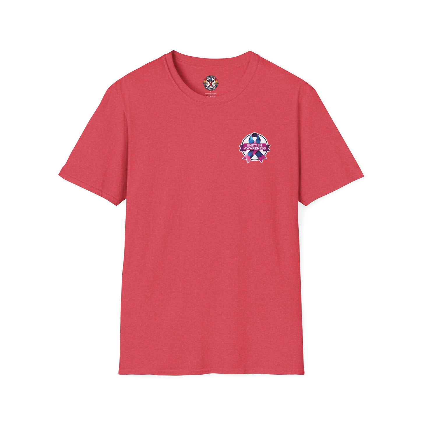 Cancer Warriors Unisex T-Shirt | Softstyle Tee for Support & Awareness, Gift for Fighters, Survivors, Fundraisers, Motivational Wear