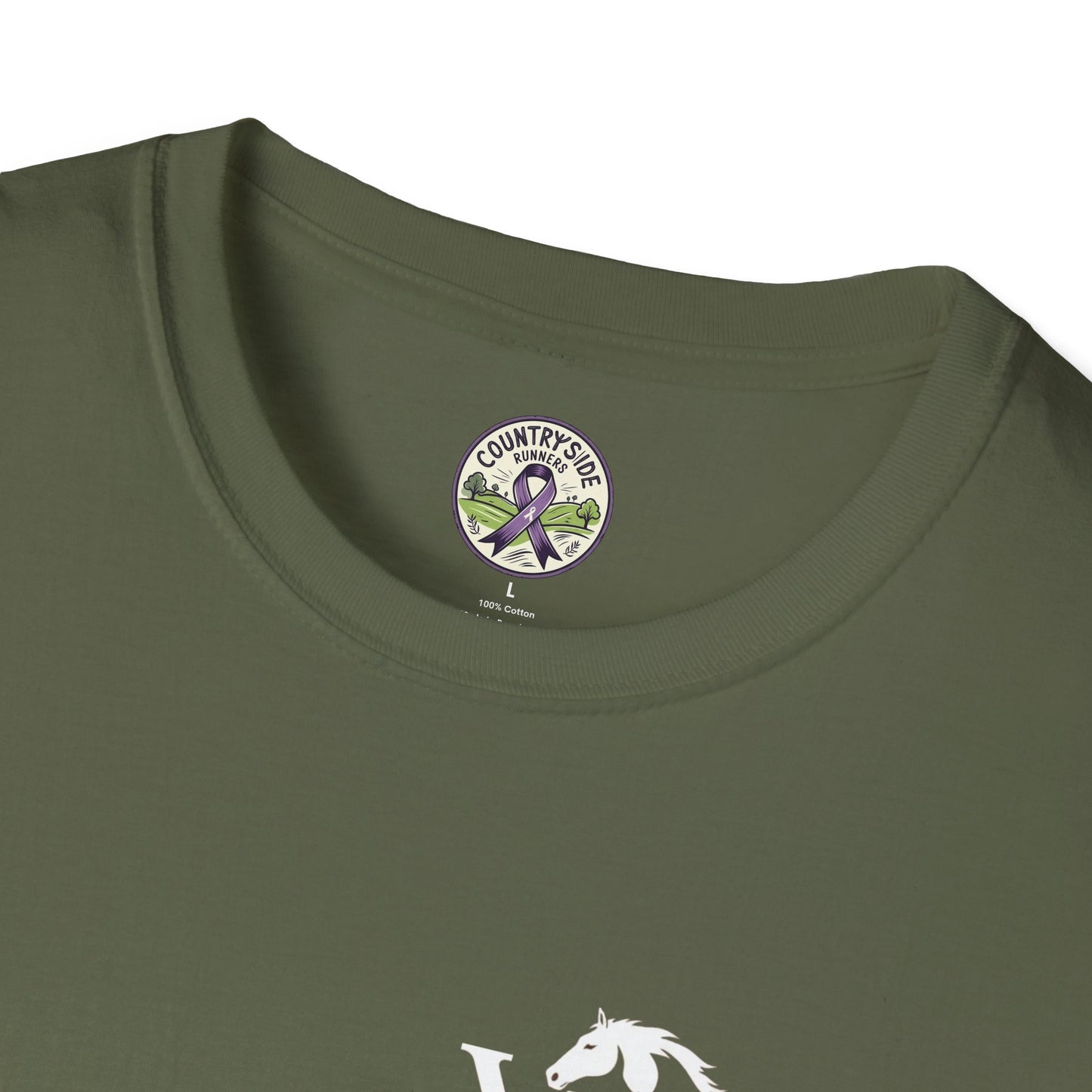 Vigue Equine LLC Merch for Countryside Runners- soft style t-shirt