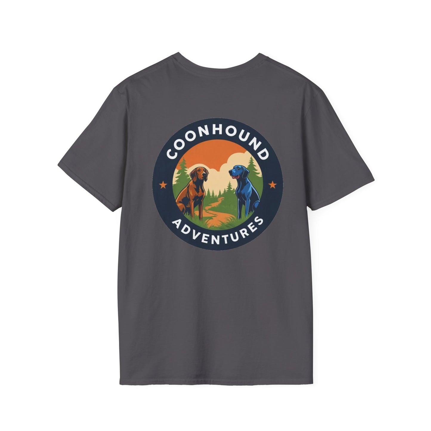 Coonhound Adventure T-Shirt, Dog Lover's Tee, Outdoor Enthusiast Gift, Animal Lover Apparel, Hiking Shirt, Nature Explorer Top
