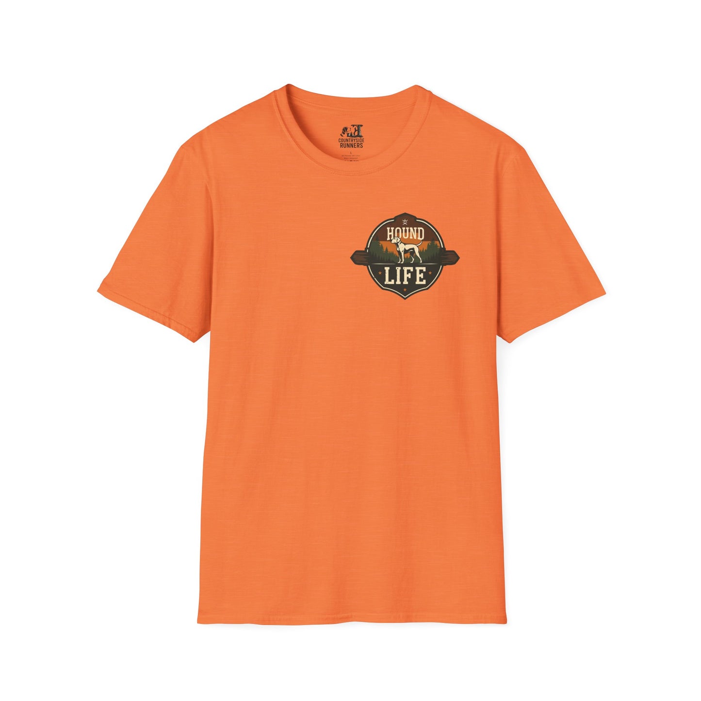 Countryside Runners Unisex Softstyle T-Shirt | Dog Lover Gift, Outdoor Activity Tee, Casual Wear, Pet Enthusiast Shirt, Nature Lover Apparel