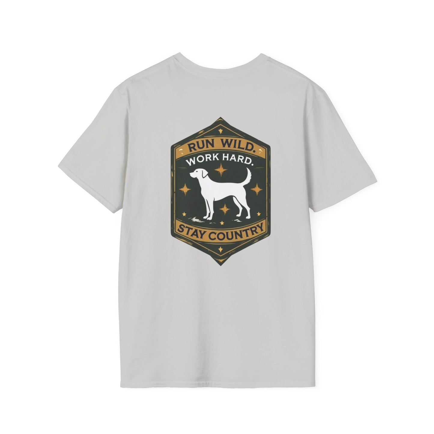 Country Dog T-Shirt, Casual Tee, Gift for Dog Lovers, Pet Owner Apparel, Farmhouse Style, Outdoor Adventure Clothing