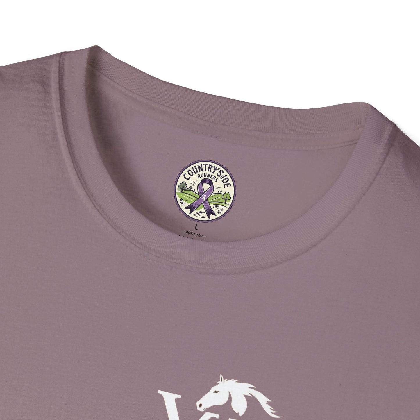 Vigue Equine LLC Merch for Countryside Runners- soft style t-shirt