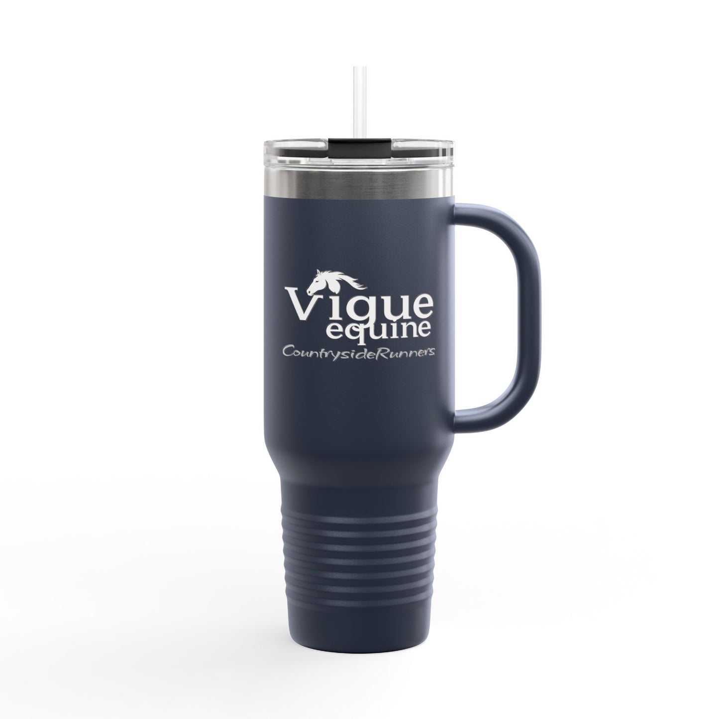 40 OZ Vigue Equine Insulated Travel Mug, 40oz - Perfect for Outdoor Adventures, Coffee Lovers, Gifts, Road Trips