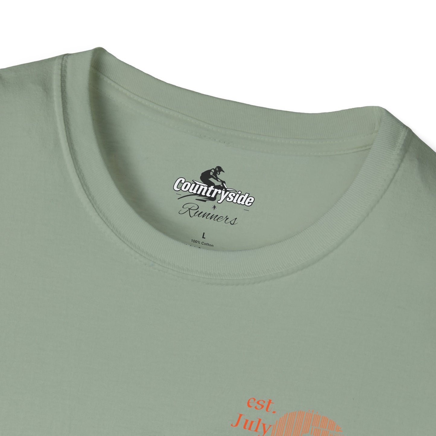 We don’t clock out Countryside Runners brand T-shirt