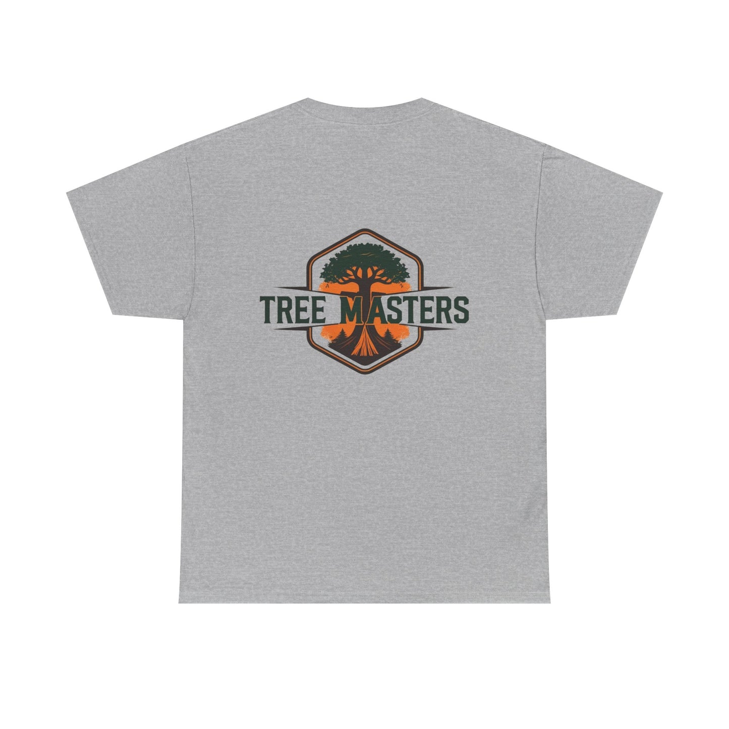 Blue collar line- Tree Masters Unisex Heavy Cotton Tee | Nature Lover Shirt, Camping Tee, Outdoor Enthusiast Gear, Adventure Gift, Eco-Friendly Fashion