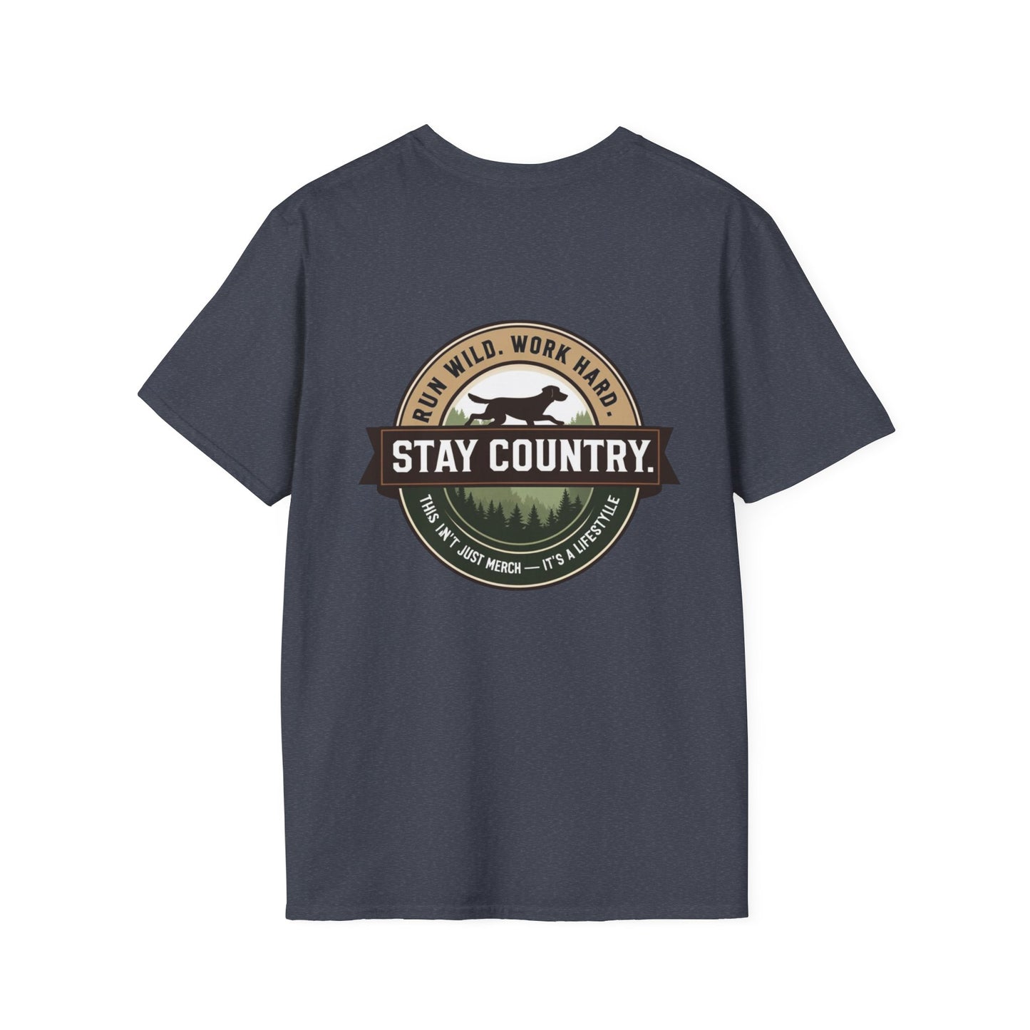 Unisex Country-Themed Graphic Tee, Vintage Runner T-Shirt, Nature Lover Gift, Outdoor Lifestyle Apparel, Gifts for Him/Her