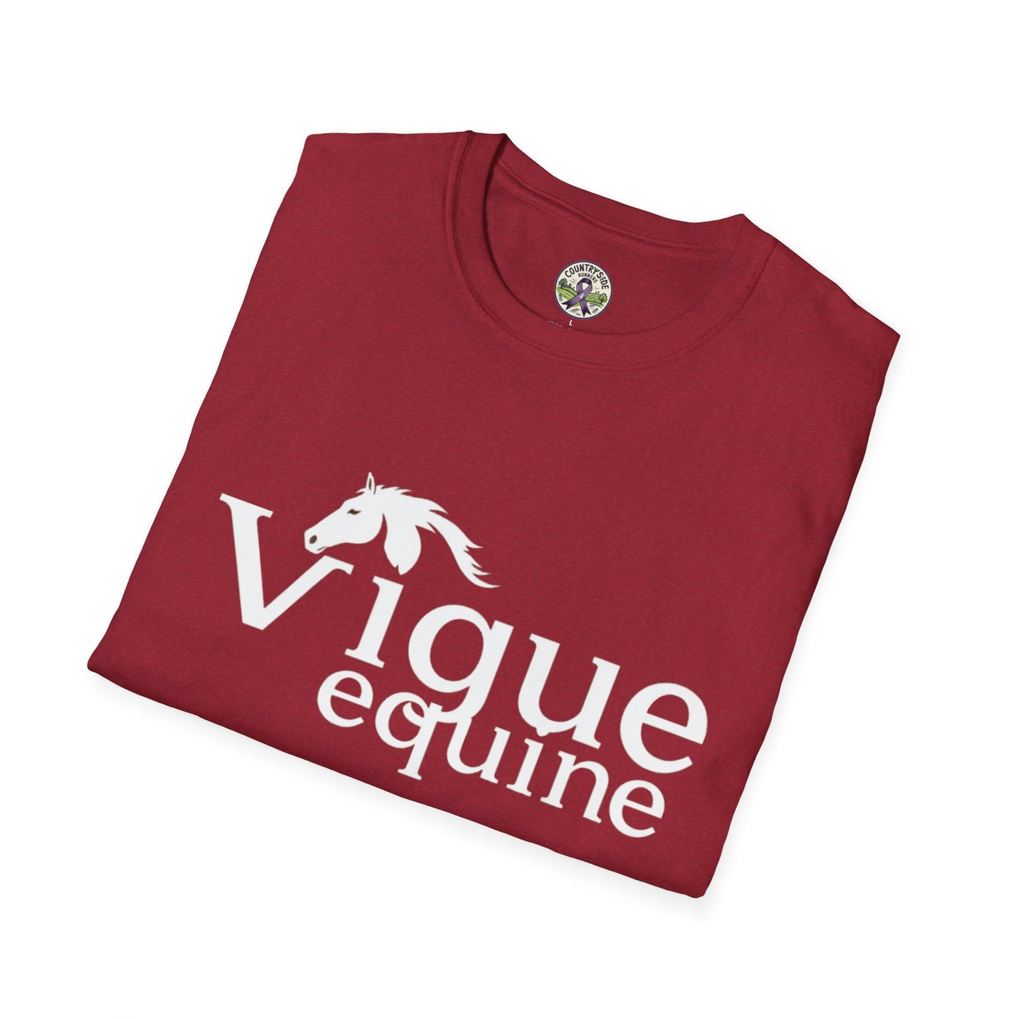 Vigue Equine LLC Merch for Countryside Runners- soft style t-shirt