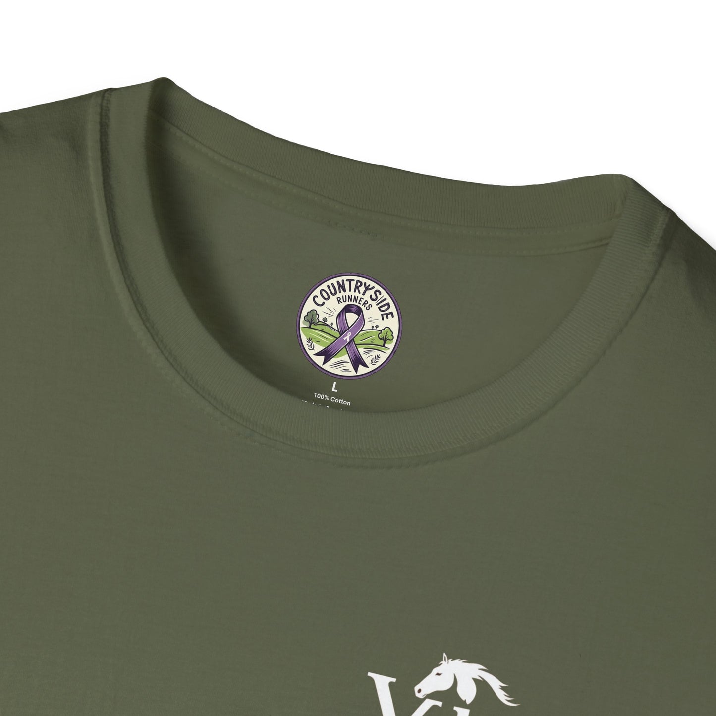 Vigue Equine LLC Merch for Countryside Runners- soft style t-shirt