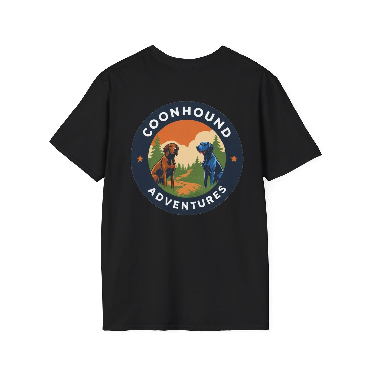 Coonhound Adventure T-Shirt, Dog Lover's Tee, Outdoor Enthusiast Gift, Animal Lover Apparel, Hiking Shirt, Nature Explorer Top