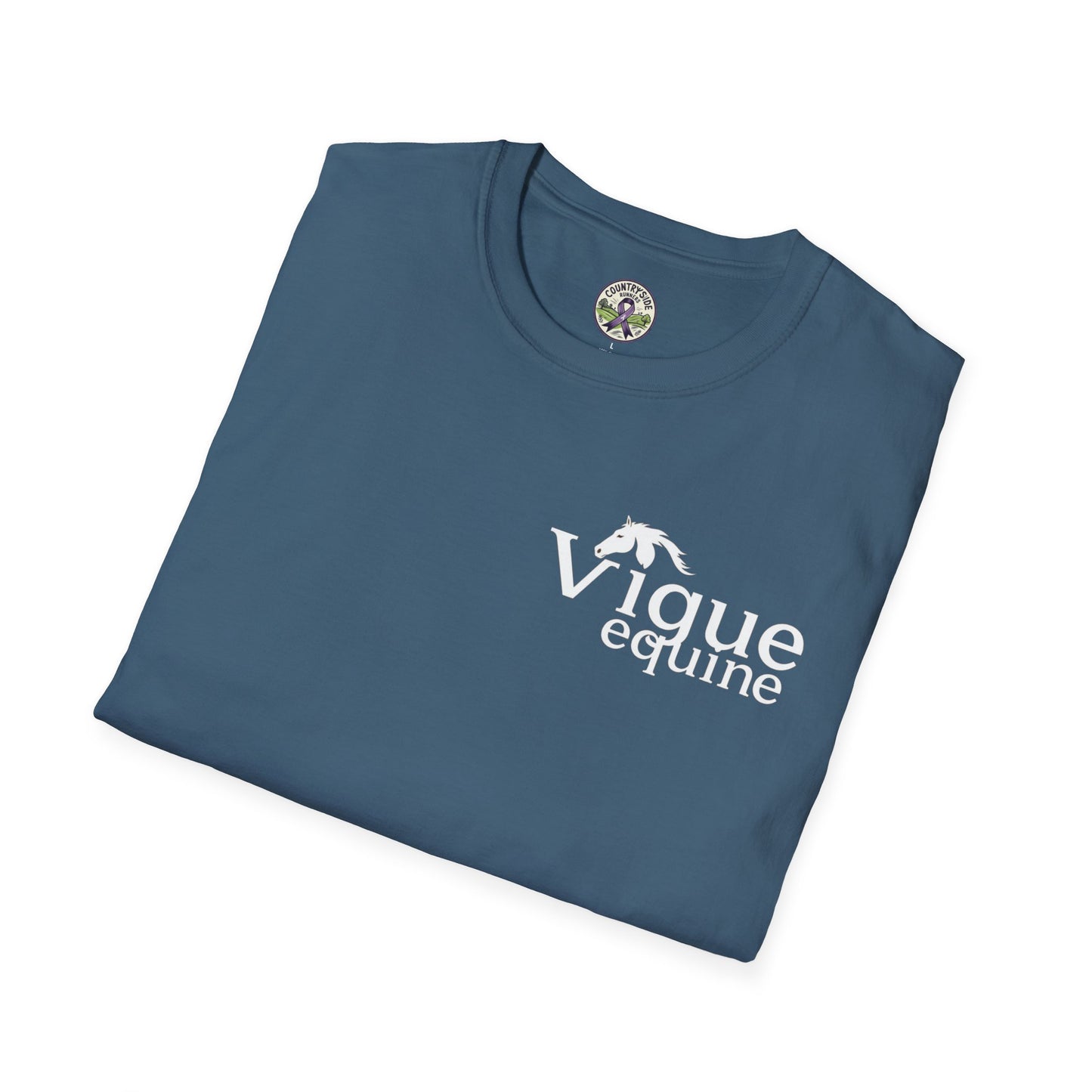 Vigue Equine LLC Merch for Countryside Runners- soft style t-shirt