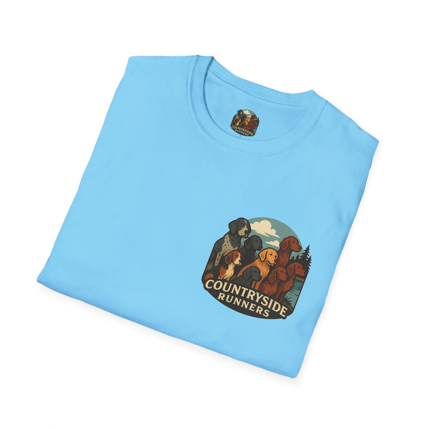 Dog Runners T-Shirt, Perfect Gift for Hunters, Outdoor Enthusiasts, Casual Wear, Wildlife Lovers, Adventure Apparel