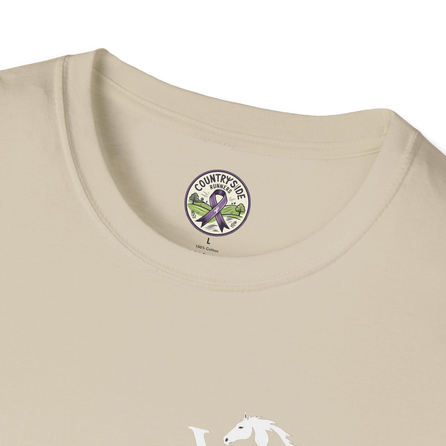 Vigue Equine LLC Merch for Countryside Runners- soft style t-shirt