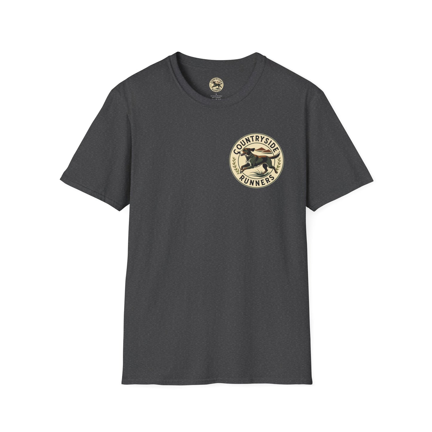 Unisex Country-Themed Graphic Tee, Vintage Runner T-Shirt, Nature Lover Gift, Outdoor Lifestyle Apparel, Gifts for Him/Her