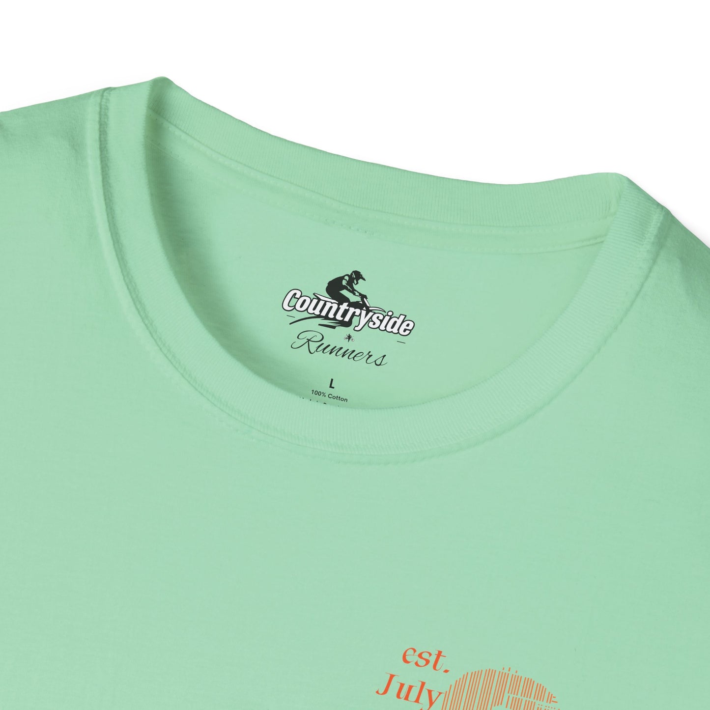 We don’t clock out Countryside Runners brand T-shirt