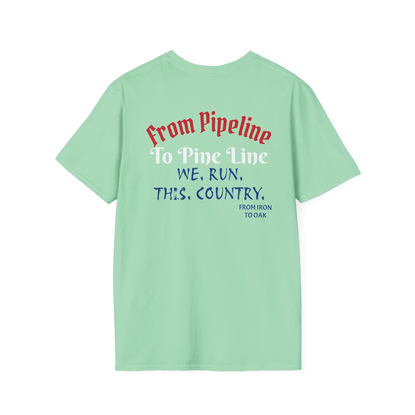 Pipeline to Pineline Countryside Runners brand T-shirt